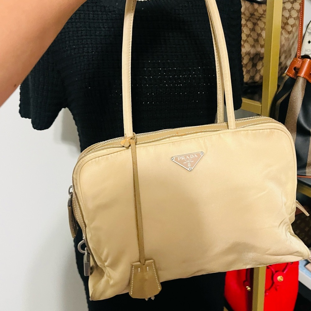 SOLD‼️Prada Tan Shoulder Bag